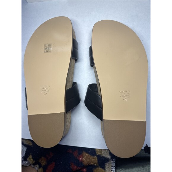 Gabriela Hearst Striker Platform Sandal Black Leather Cork with Bag EU44 11 $690 - Picture 9 of 13